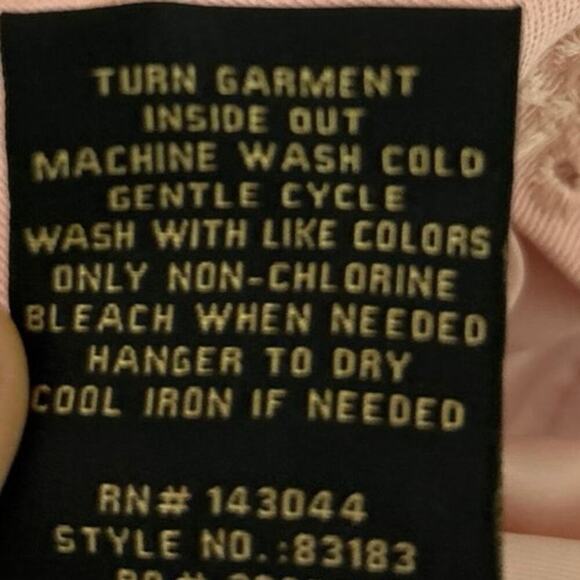 KATHY IRELAND NWT Gabrielle Petal Pink  Cotton Eyelet Trench Coat Size Large - Picture 14 of 16